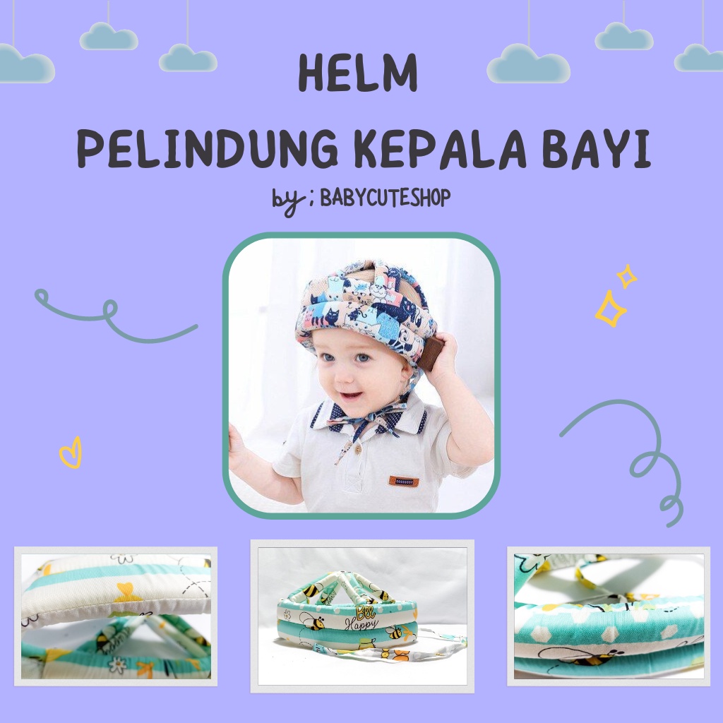 Helm Pelindung Kepala Bayi | Pelindung Kepala Bayi | Head Baby Protector | Baby Head Protector