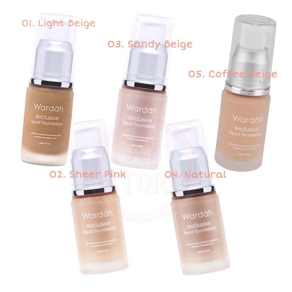 WARDAH EXCLUSIVE LIQUID FOUNDATION SPF 30 20ML