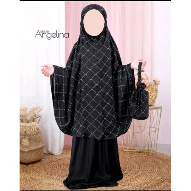 REMBOELAN PRAYERSET Atelier Angelina mukena anak