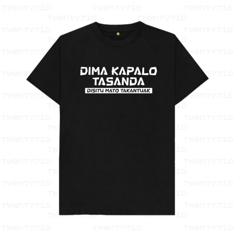 Baju Clothing Minang Dima Kapalo Tasanda Kaos Distro Unisex