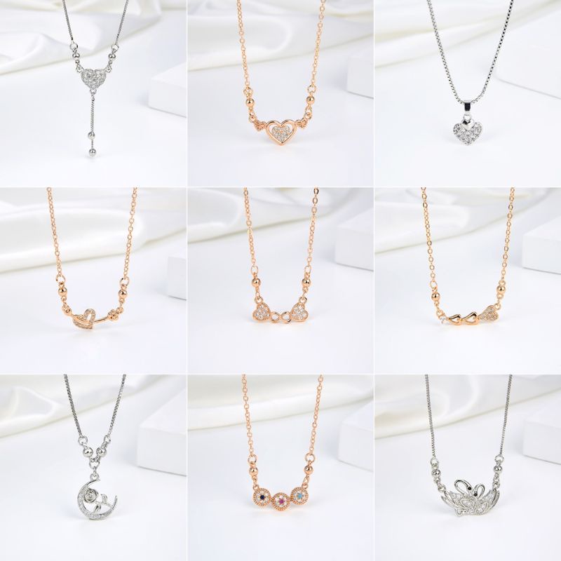 kalung Liontin permata Air Emas Gold Liontin Aksesories Fashion Wanita/Kalung wanita Terbaru