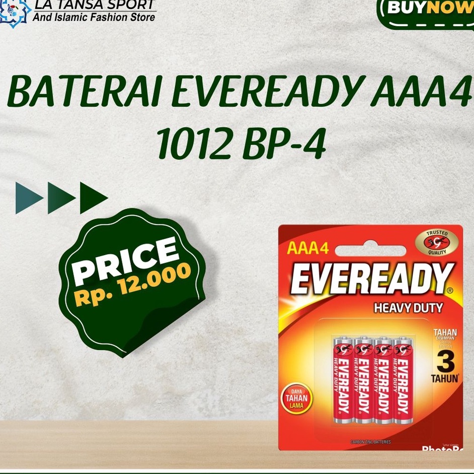 BATERAI EVEREADY AAA4 1012 BP-4