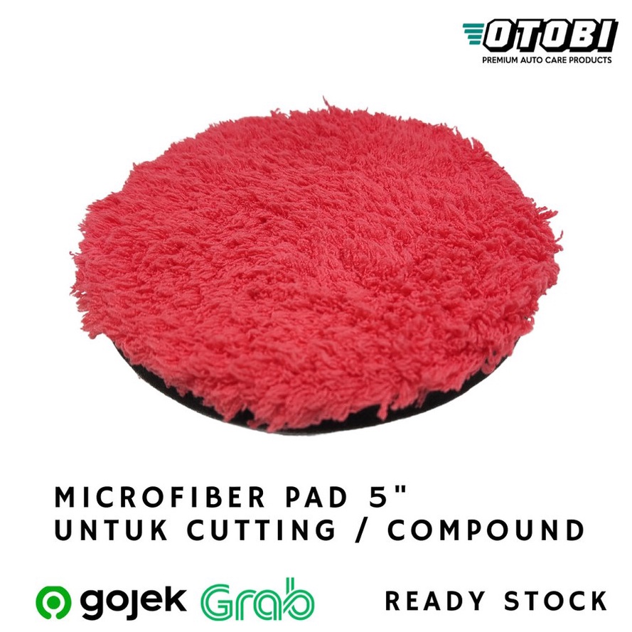 Microfiber Pad 5&quot; inch Polishing Busa Poles Dual Action Rotary Cutting