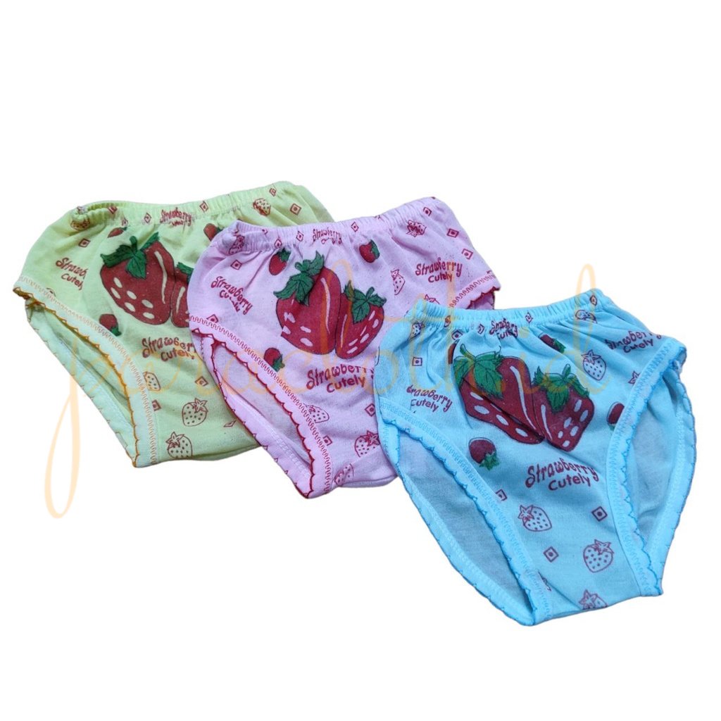 COD CD STRAWBERRY Celana Dalam Anak / Insert Clodi / Popok Cuci Ulang / Popok Kain / Celana Popok / 