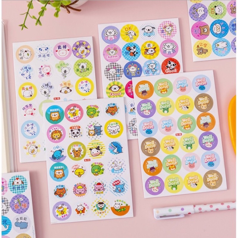 Sticker reward anak / Sticker apresiasi anak / Sticker lucu