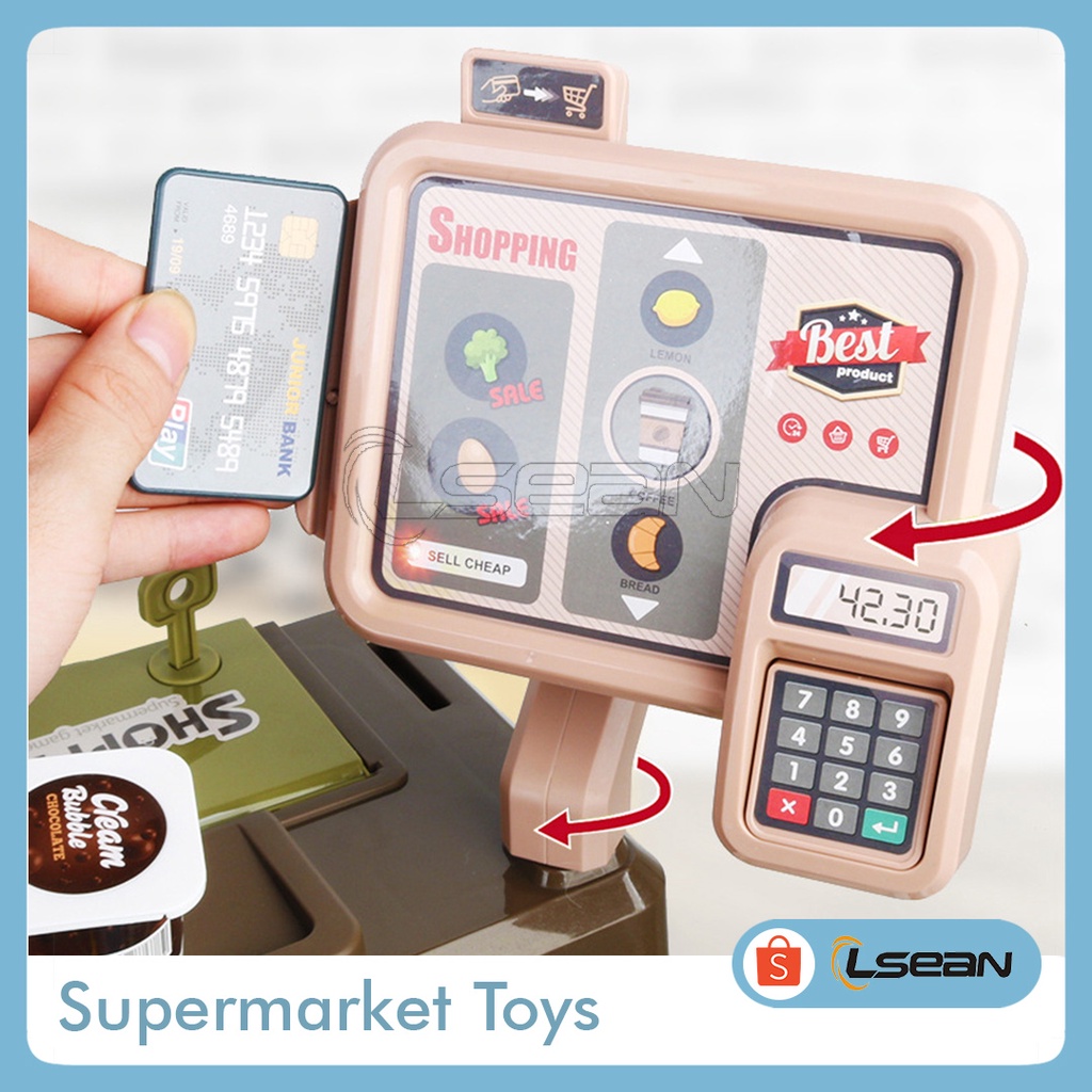 MAINAN SUPERMARKET SET TROLLEY | MAINAN PLAY PRETEND BELANJA