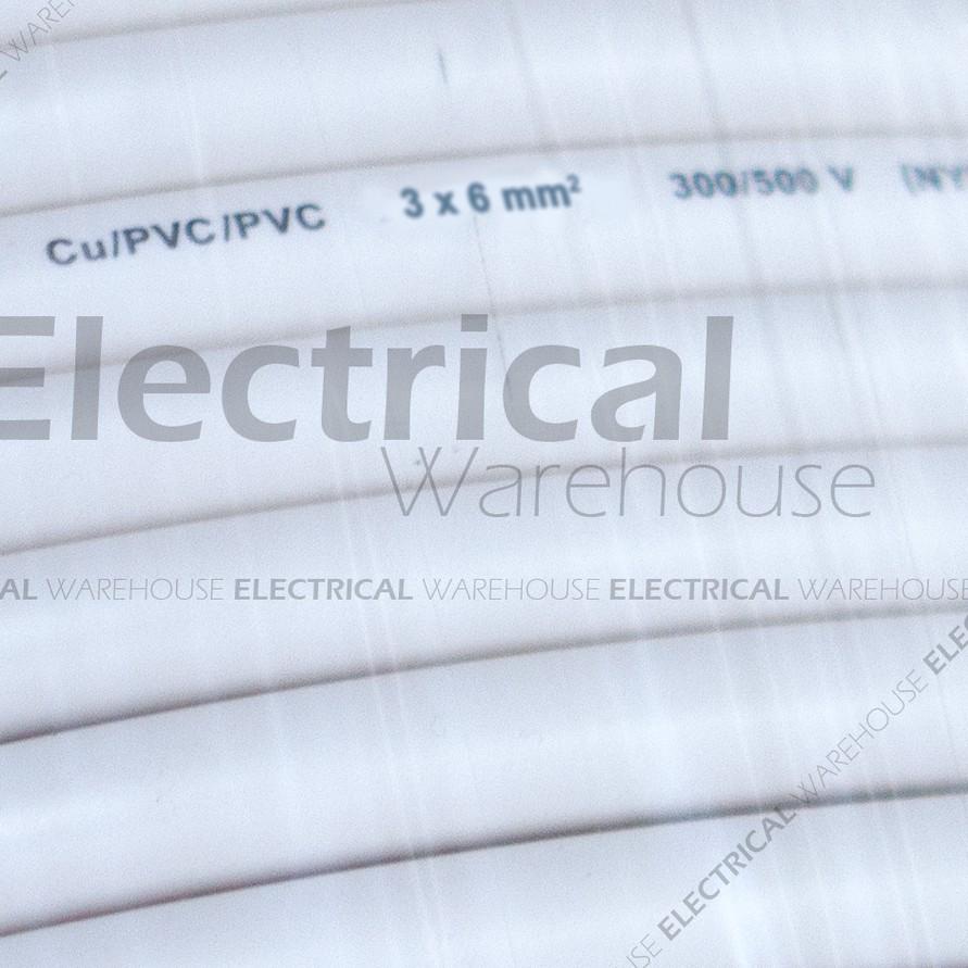 Termurah Kabel Listrik NYM 3x6mm2 SUTRADO ( 3x6mm 3x6 mm 3 X 6 mm2 ) gas 