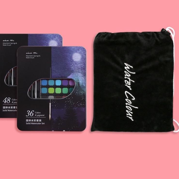 

Terjangkau AZ 36/48 Watercolour Set - Alat Cat Air Set Water Color Termasuk Kuas dan Kertas Gambar Import Dapat Case dan Sarung High Grade 레