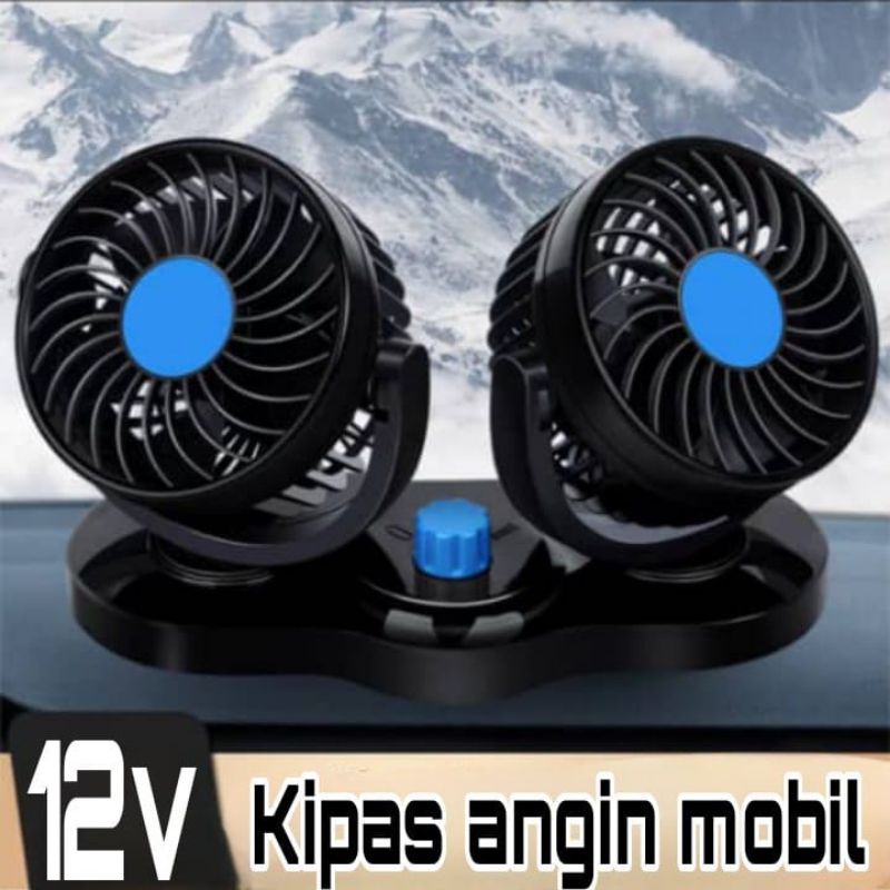 Kipas Angin Mobil Double 12 Volt