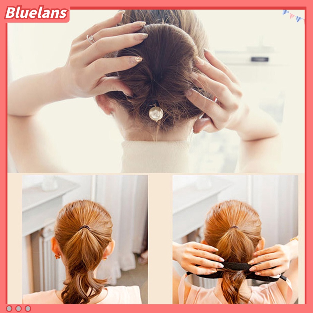 Bluelans Alat Pembuat Bun Twist Flexible Tahan Lama Untuk Rumah