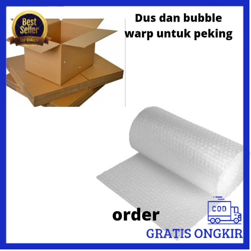 

bubble wrap dan dus tambahan packing