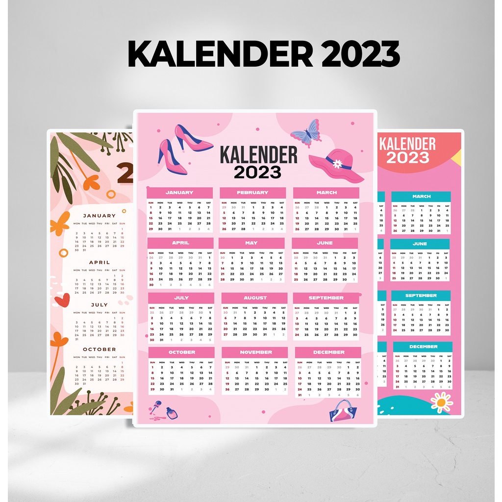 Kamilastorindo Kalender Terbaru 2023 Berkualitas Desain Menarik A3