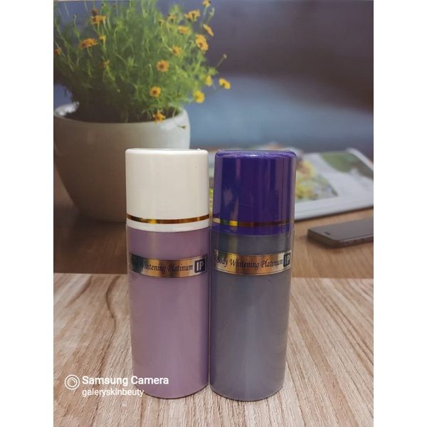 BODY WHITENING PLATINUM 1 PAKET ISI 2 BOTOL / HB ORI/ HB DOSTING/ HB IP