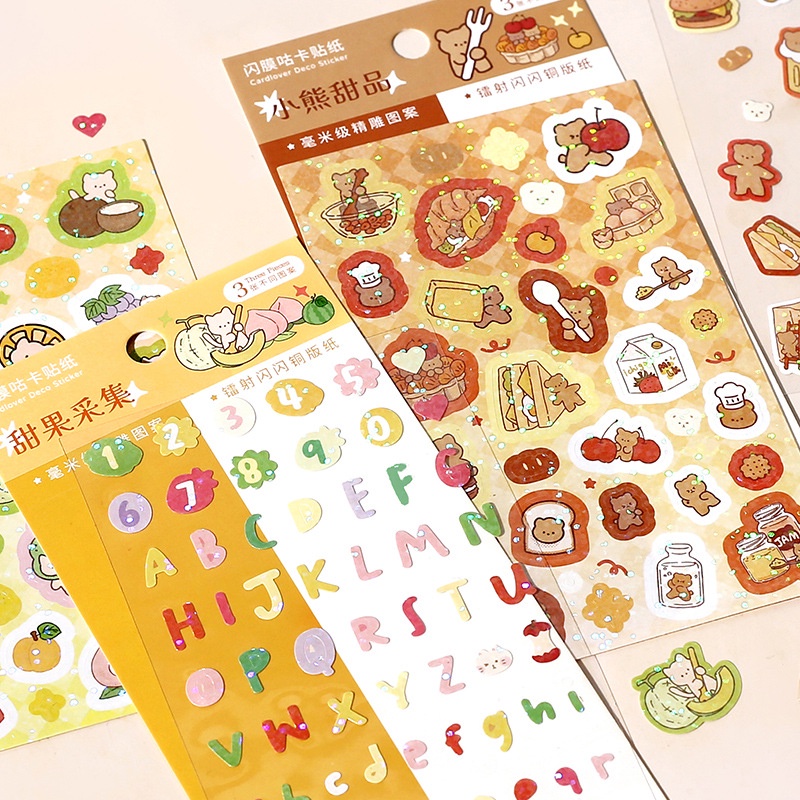 

Stiker Hologram Wonderful Star Edge Lucu isi 3 Lembar