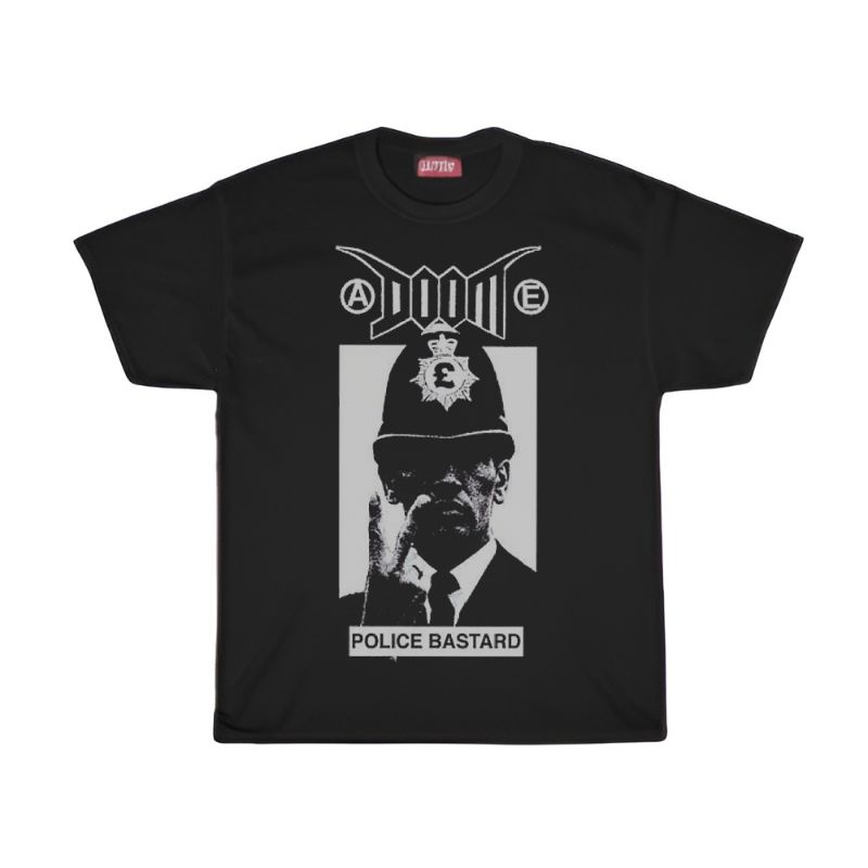KAOS / T SHIRT / DOOM / KAOS BAND DOOM POLICE BASTARD