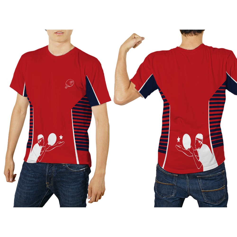 Baju Kaos Tshirt Fullprint Custom Jersey Pingpong Pria Wanita Dewasa Anak 01