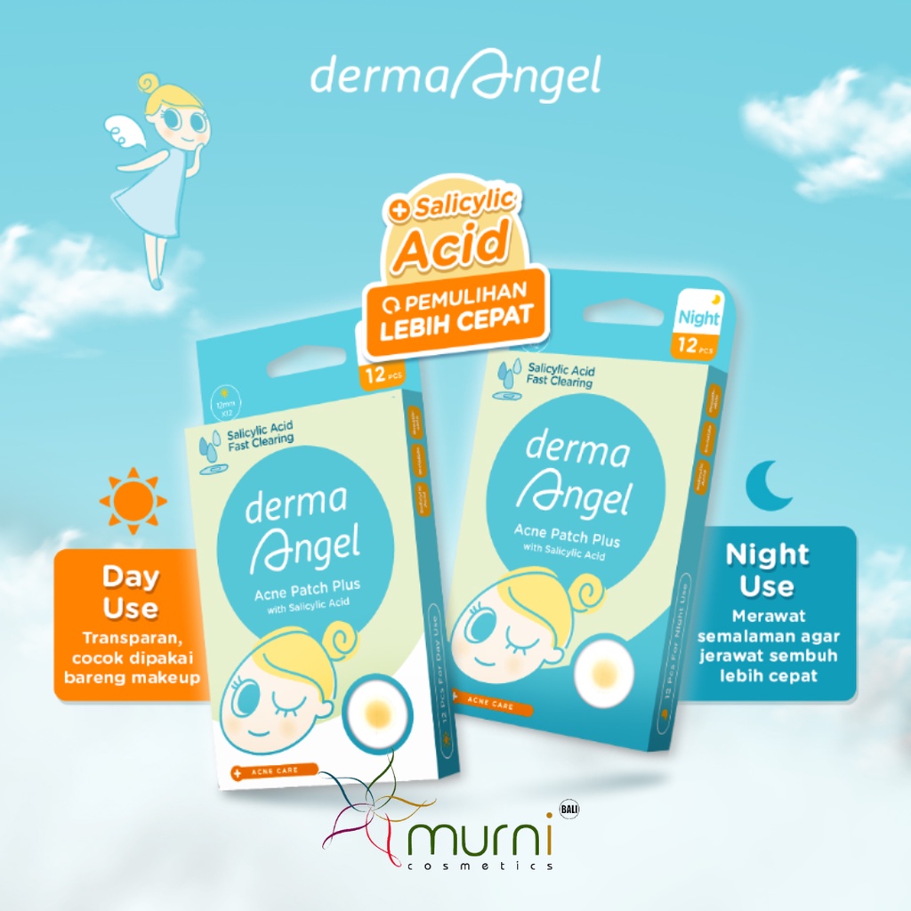 DERMA ANGEL ACNE PATCH PLUS WITH SALICYLIC ACID 12PCS|| DERMA ANGEL ACNE PATCH PLUS WITH SALICYLIC ACID 6PCS