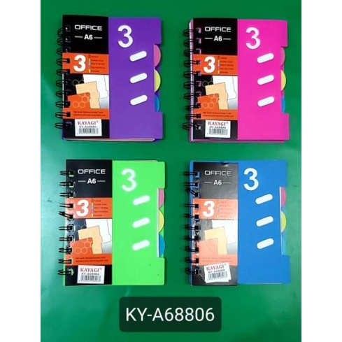 

Kayagi Buku Spiral Index A6