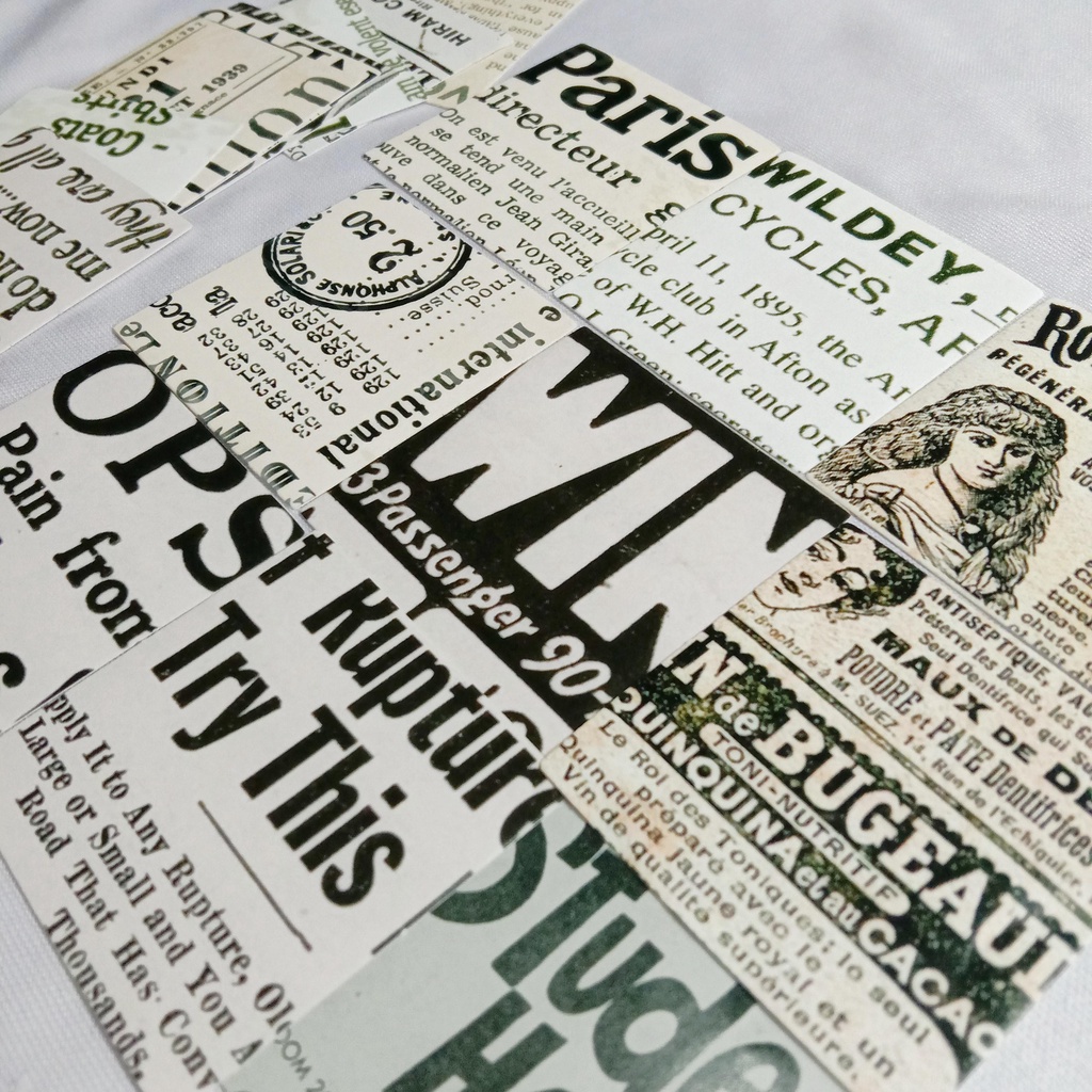 

STICKER VINTAGE NEWSPAPER | STIKER SCRAPBOOK | STIKER AESTHETIC