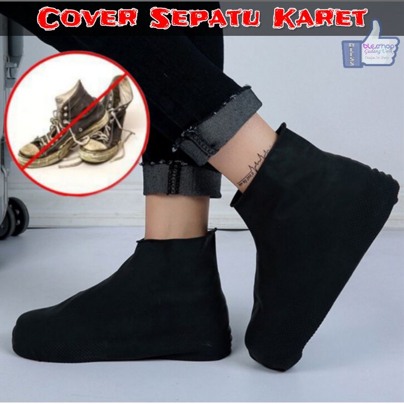 Cover Sepatu Size 38-47 Mantel Sepatu Plastik Sepatu