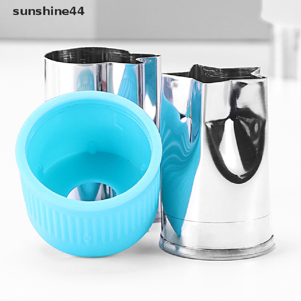 Sunshine 9Pcs Cetakan Cutter Stainless Steel Untuk Kue / Biskuit / Buah / Sayuran