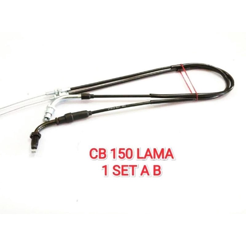 TALI KABEL GAS CB 150 LAMA OLD K15 SEPASANG A B