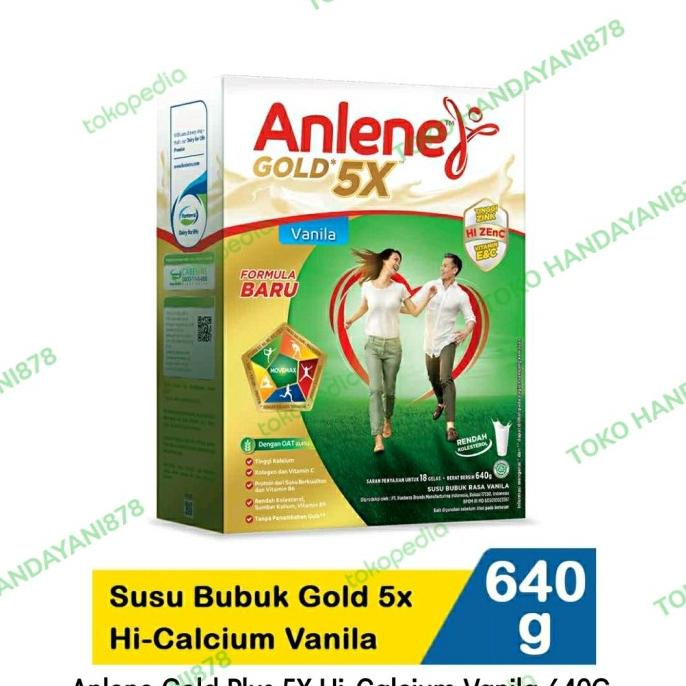 

[ COD ] susu anlene gold 650gr vanilla