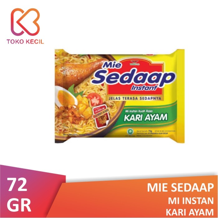 

SALE Mie Sedaap Kari Ayam 72gr