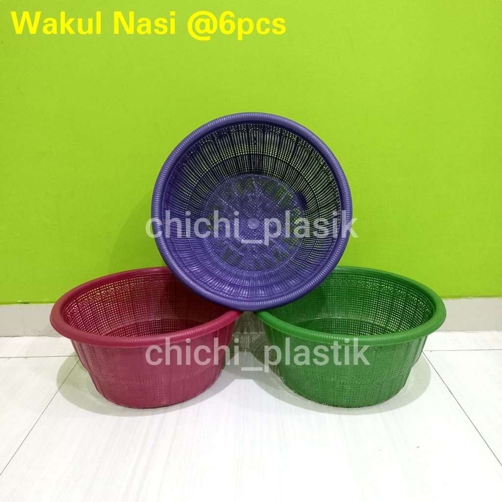 Isi 6 PCS!! Wakul Nasi Besar / Wakul lubang ori / wakul sayur / wakul hajatan / bakul nasi