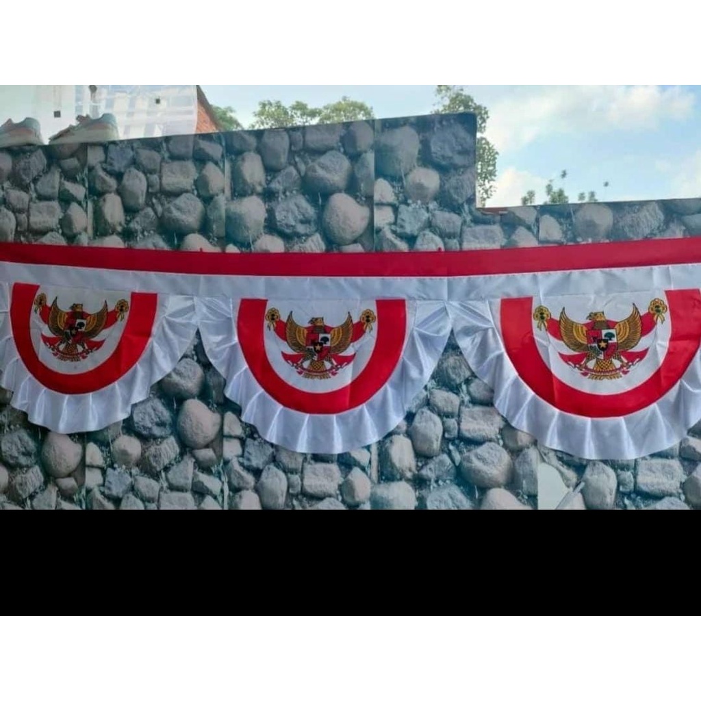 Jual Bendera Backround Panjang Hut Kemerdekaan Bendera Upacara Shopee Indonesia