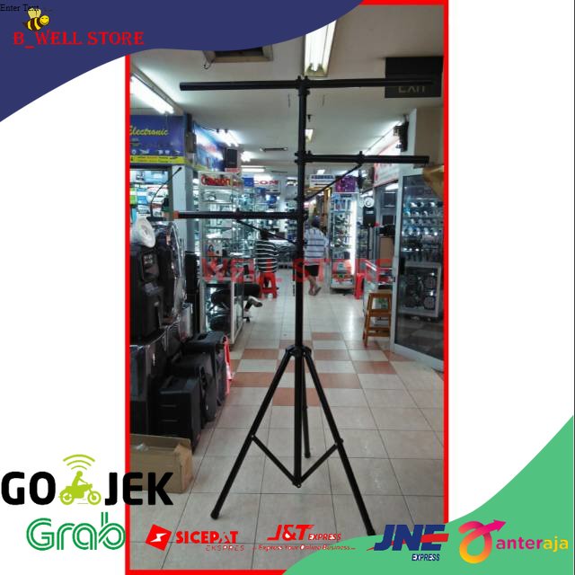 Stand Lighting Parled / Tiang Lampu Parled Bahan Besi