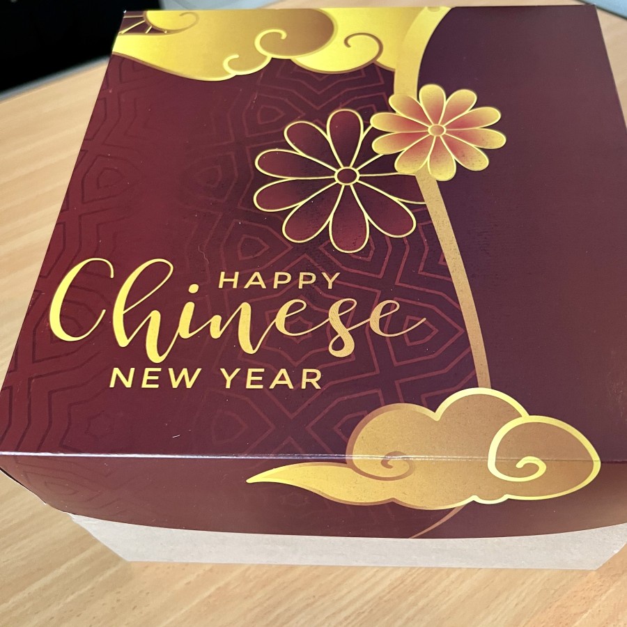 

(5PCS)KARDUS HAMPERS KOTAK KUE IMLEK UKURAN 30X30CM BOX PACK BINGKISAN CHINESE SINCIA CNY KEMASAN ROTI TART