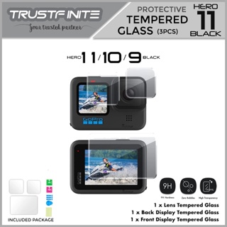 TELESIN GoPro Hero 11 Hero 10 Hero 9 Tempered Glass Screen Guard Lens Protector / Anti Gores GoPro Hero 11 / 10 / 9 Black