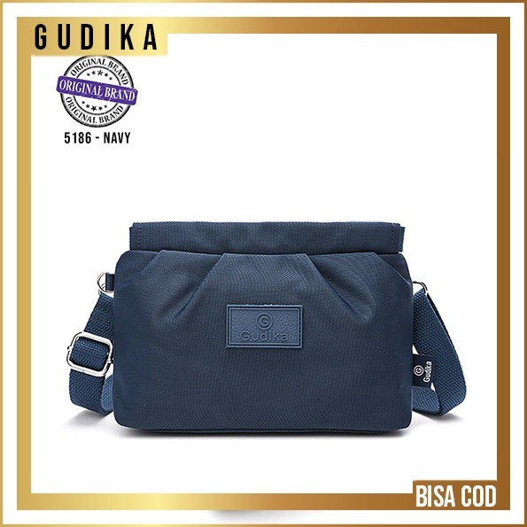 Terlaris GUDIKA bag 5186 , tas gudika selempang wanita original import - navy