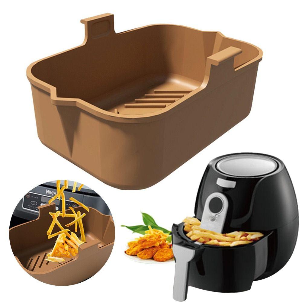 Solighter Air Fryer Silicone Pot Pengganti Memasak Reusable Baking Basket