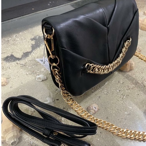 TAS SELEMPANG WANITA ZR4 CROSS BODY WITH GOLD CHAIN