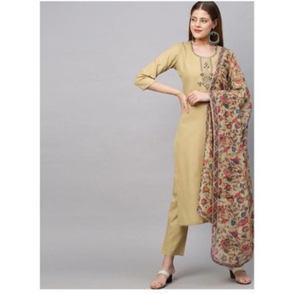 Setelan kurti By Gosriki Size L dengan Celana dan Selendang Dupatta / baju Anarkali India / Dress Wa
