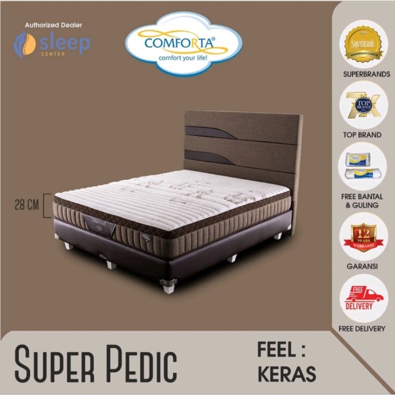 Set Spring Bed Comforta Super pedic