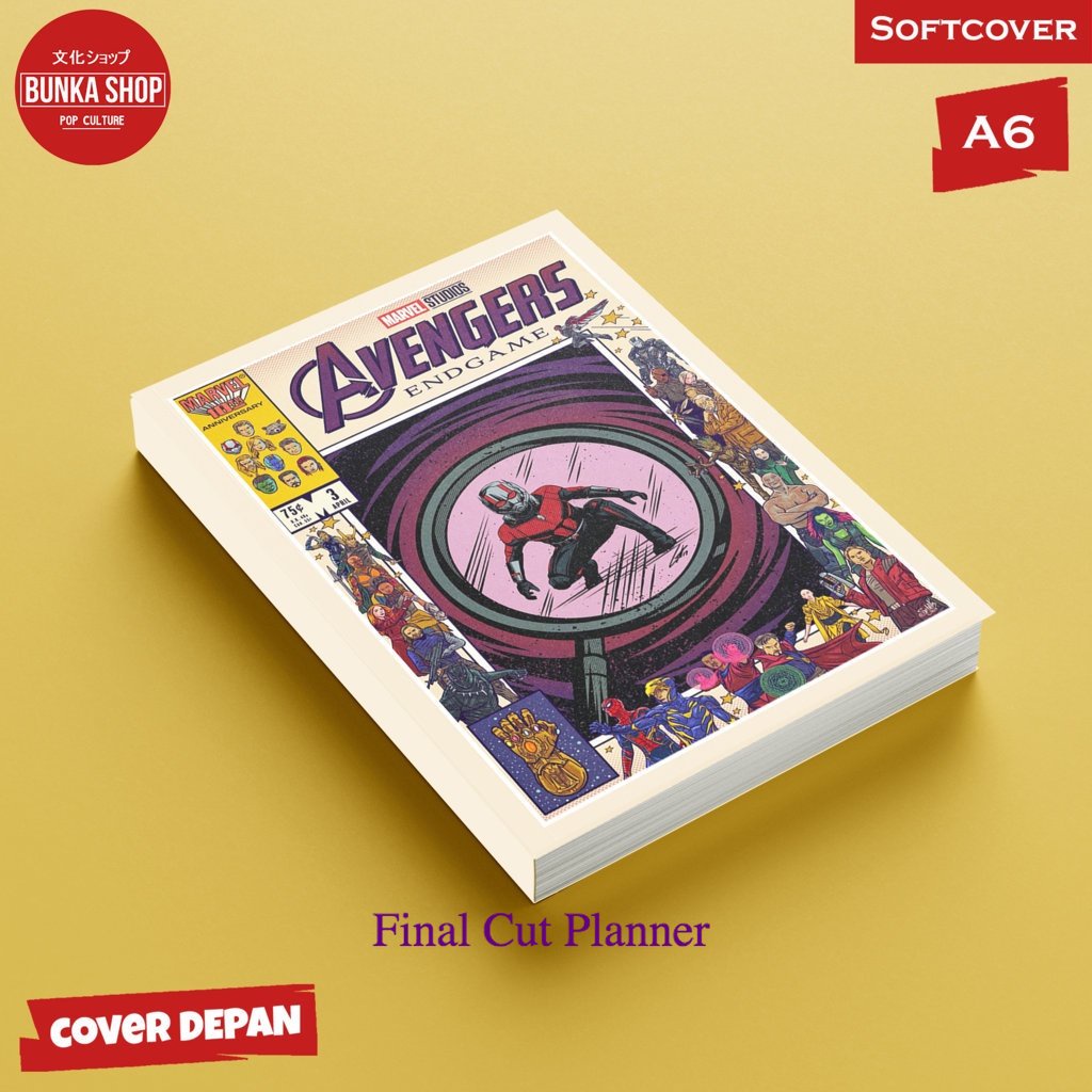 

Pocket Note Marvel Avengers Char Ant Man Softcover A6 Buku Tulis Catatan Notes Agenda Planner Jurnal planner
