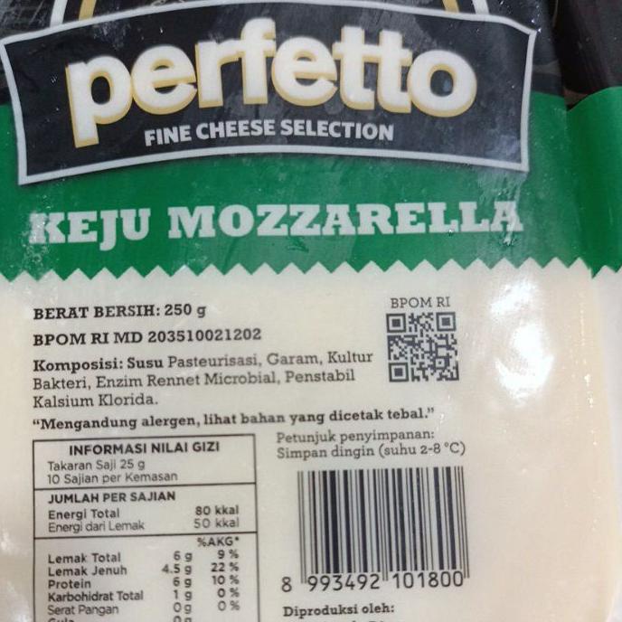 

11.11✔️Keju mozzarella perfetto 250gr|SQ7