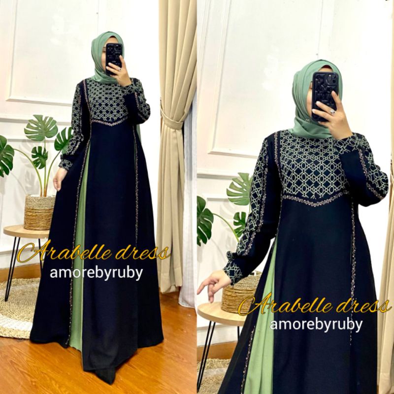 ARABELLE DRES/DRES MEWAH SUPER CANTIKDAN ELEGAN/ AMORE BY RUBY