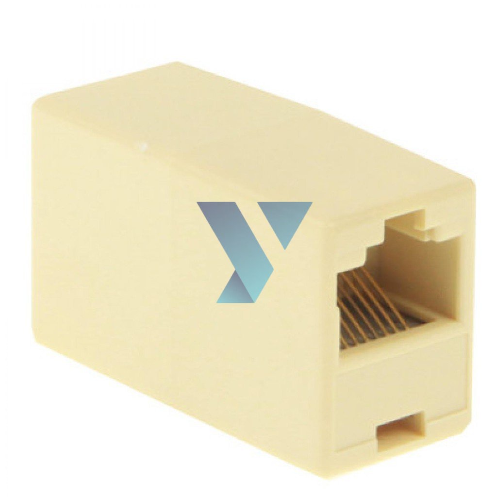 RJ45 Network Changer LAN Extension Adapter Connector ( Al-Yusi )