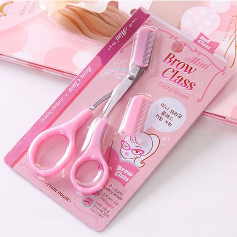 PC18 Gunting Alis + Sisir Mini Brown Class