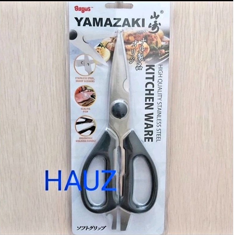 Gunting Dapur Bagus Yamazaki Gunting Daging Serbaguna Pembuka Botol Kaleng