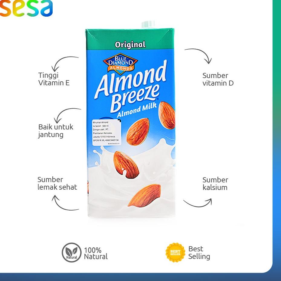 

code8e8Ds--Blue Diamond - Almond Breeze Milk Original 946 ml
