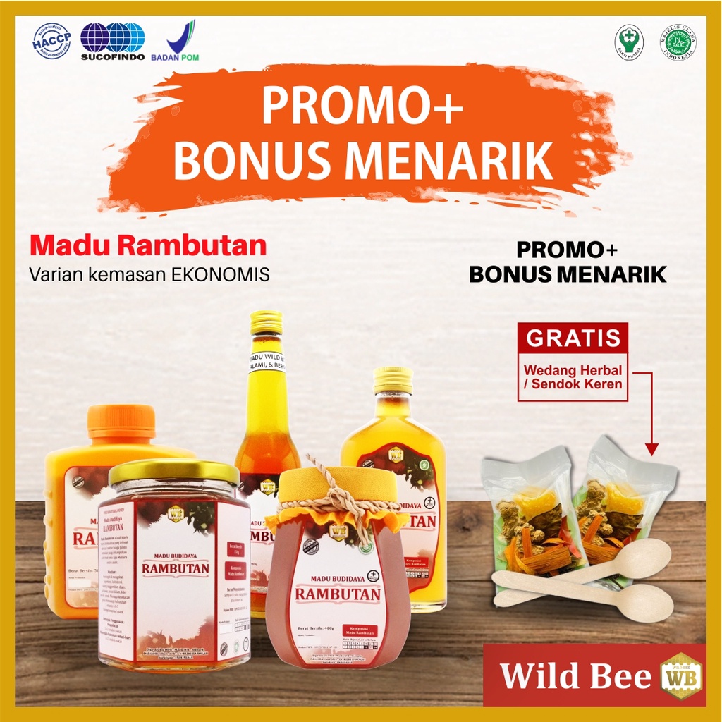 

Madu Rambutan / Lebah Apis Melifera - Wild Bee - Medium