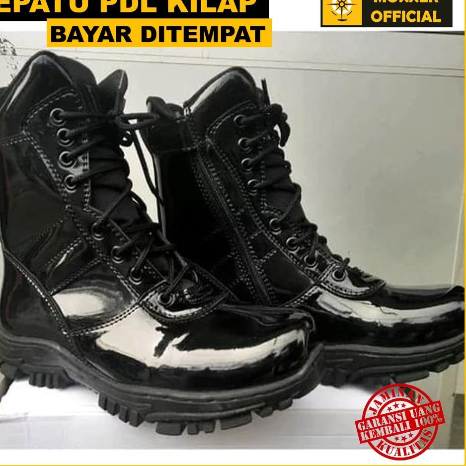 Booming COD SEPATU PDL TNI POLRI KILAP TANPA SEMIR JATAH ORI MURAH -LB02