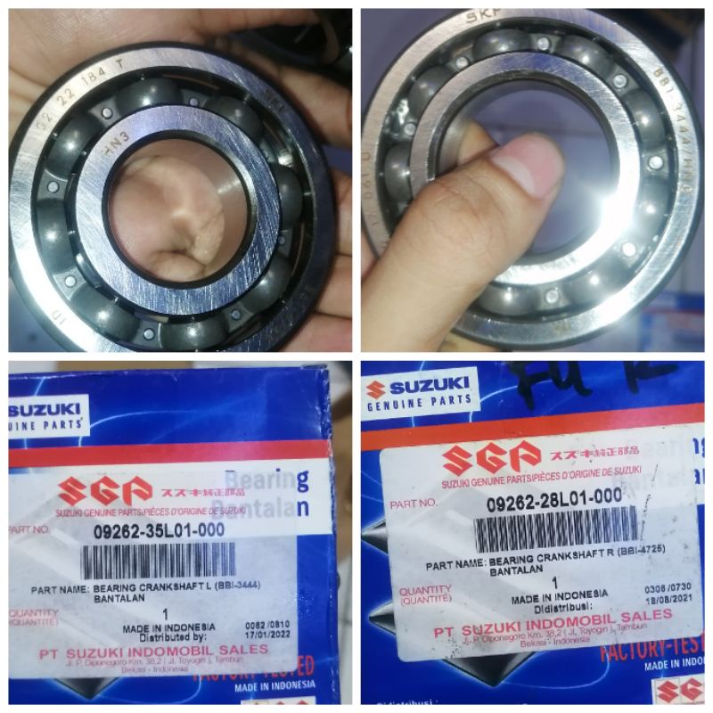 Bearing bering laher kruk as kro as satria fu original sgp