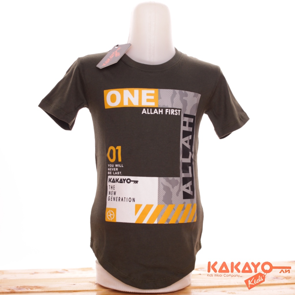 Kaos anak/ Baju muslim /atasan/premium/ bahan katun 30s lembut dengan design distro /Kakayo