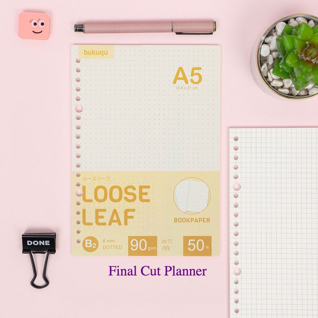 

Loose Leaf A5 - Bookpaper/ Kertas File .